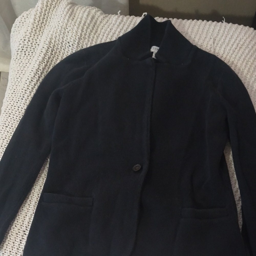 J Crew Petite Black Sweater PXs